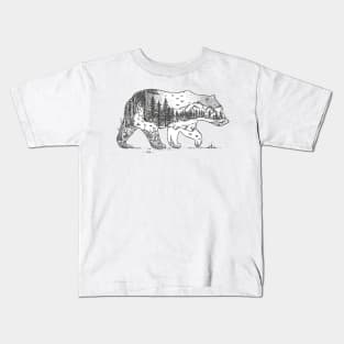 Mountain Bear Kids T-Shirt